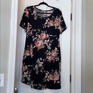 Women’s Black Floral Dress